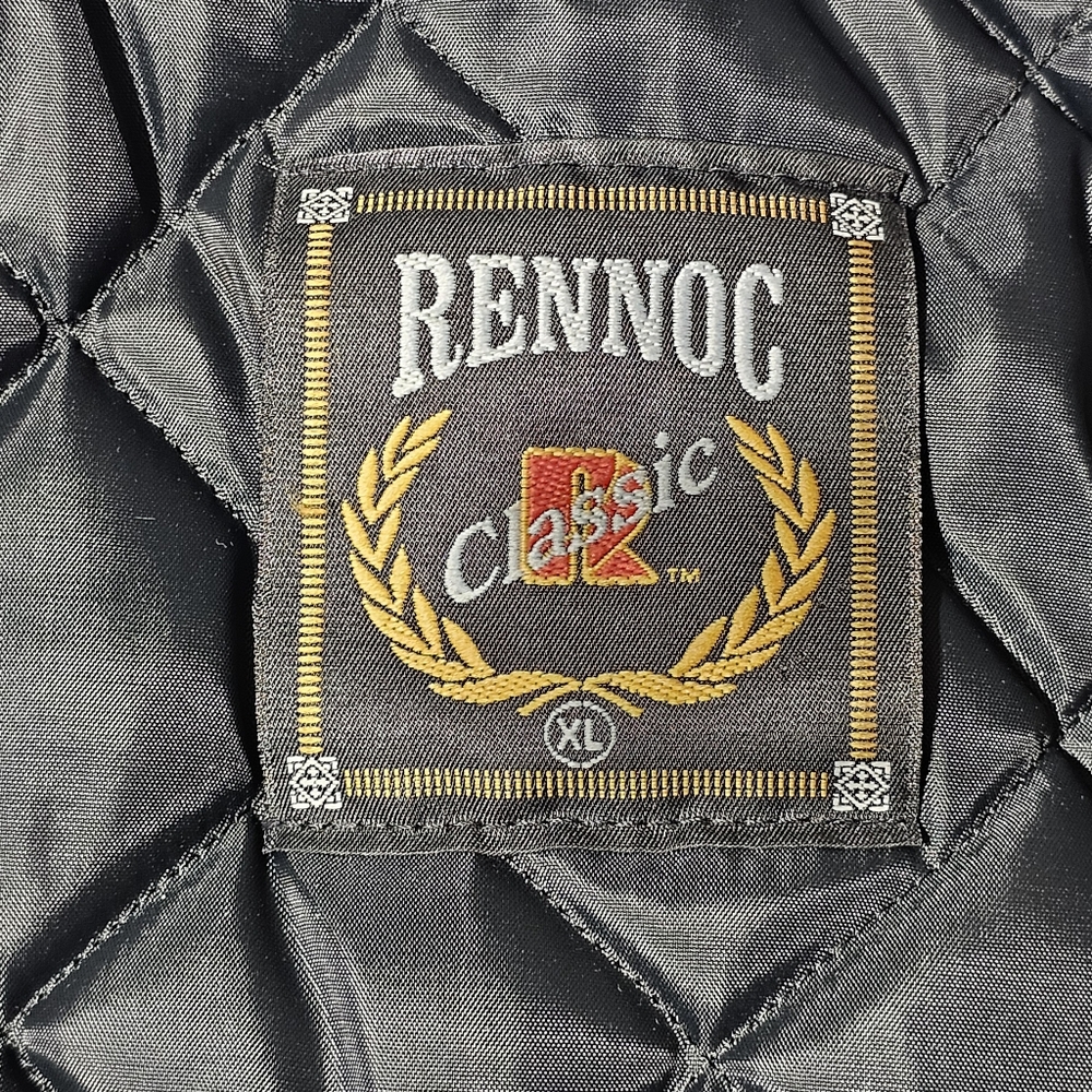 Rennoc Classic Dr. Pepper NFL Wool / Suede Bomber Jacket Mens XL Quilted Liner - Picture 11 of 14